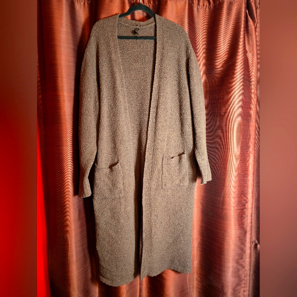 Skims Brown Small/Medium Shag type Robe